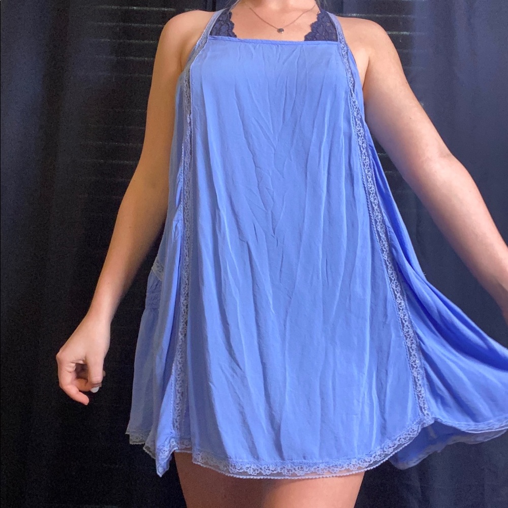 Blue mini summer dress!